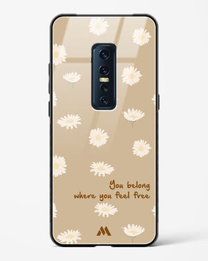 Free Spirit Blossom Glass Case Phone Cover (Vivo)