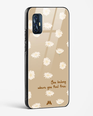 Free Spirit Blossom Glass Case Phone Cover (Vivo)