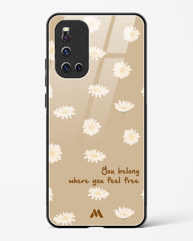 Free Spirit Blossom Glass Case Phone Cover (Vivo)