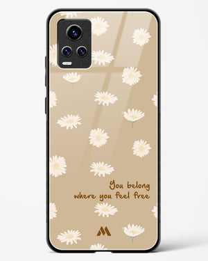 Free Spirit Blossom Glass Case Phone Cover-(Vivo)