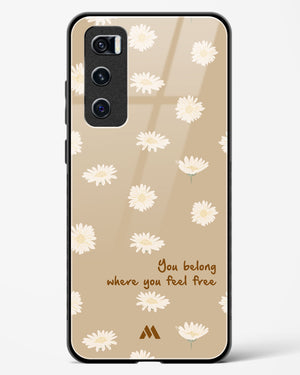 Free Spirit Blossom Glass Case Phone Cover-(Vivo)