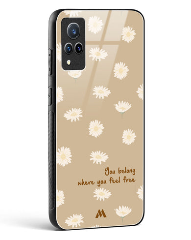 Free Spirit Blossom Glass Case Phone Cover-(Vivo)