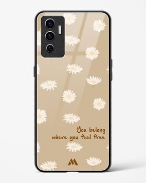 Free Spirit Blossom Glass Case Phone Cover-(Vivo)