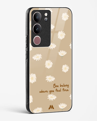 Free Spirit Blossom Glass Case Phone Cover-(Vivo)