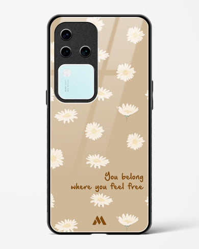 Free Spirit Blossom Glass Case Phone Cover (Vivo)