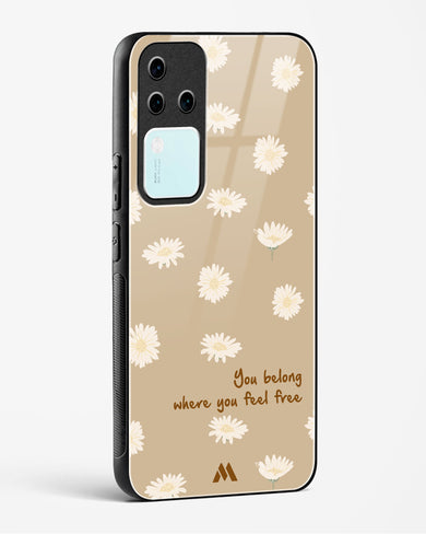 Free Spirit Blossom Glass Case Phone Cover (Vivo)