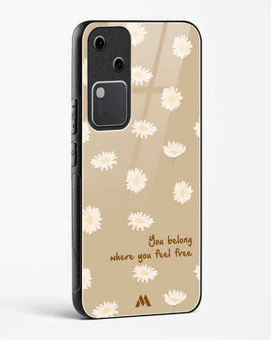 Free Spirit Blossom Glass Case Phone Cover (Vivo)