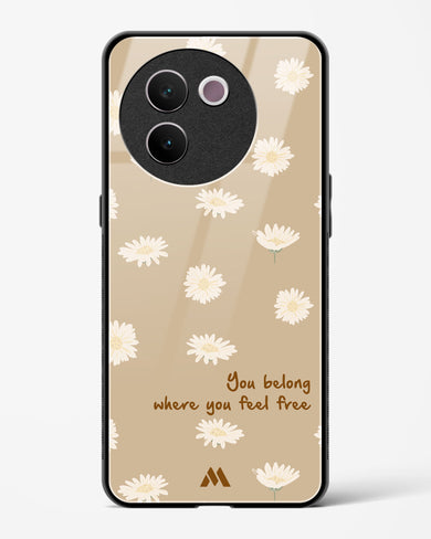 Free Spirit Blossom Glass Case Phone Cover (Vivo)