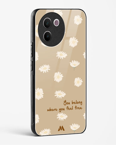 Free Spirit Blossom Glass Case Phone Cover (Vivo)