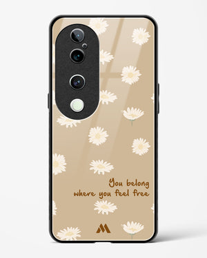 Free Spirit Blossom Glass Case Phone Cover (Vivo)
