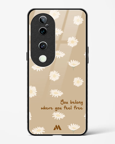 Free Spirit Blossom Glass Case Phone Cover (Vivo)