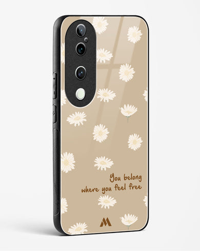 Free Spirit Blossom Glass Case Phone Cover (Vivo)