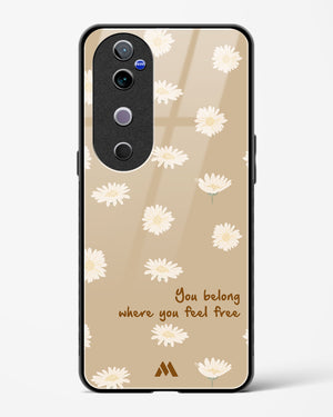 Free Spirit Blossom Glass Case Phone Cover (Vivo)