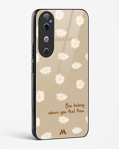 Free Spirit Blossom Glass Case Phone Cover (Vivo)