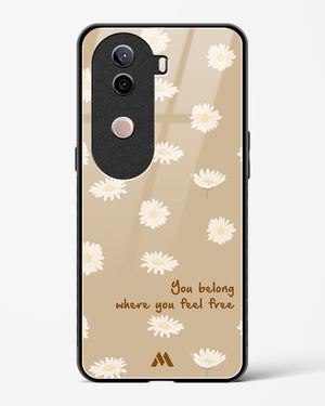 Free Spirit Blossom Glass Case Phone Cover (Vivo)