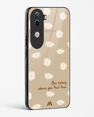 Free Spirit Blossom Glass Case Phone Cover (Vivo)