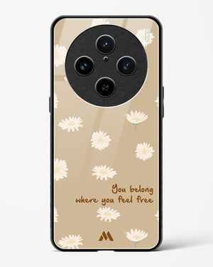 Free Spirit Blossom Glass Case Phone Cover (Vivo)