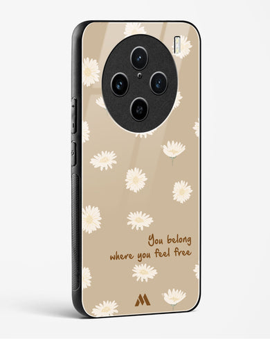 Free Spirit Blossom Glass Case Phone Cover (Vivo)