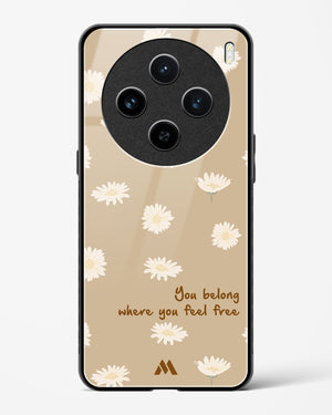 Free Spirit Blossom Glass Case Phone Cover (Vivo)