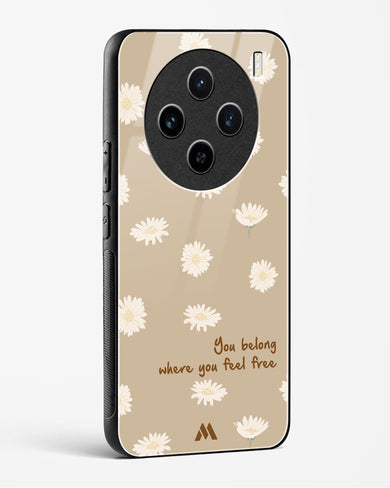 Free Spirit Blossom Glass Case Phone Cover (Vivo)