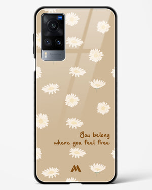 Free Spirit Blossom Glass Case Phone Cover-(Vivo)