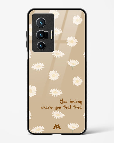 Free Spirit Blossom Glass Case Phone Cover-(Vivo)