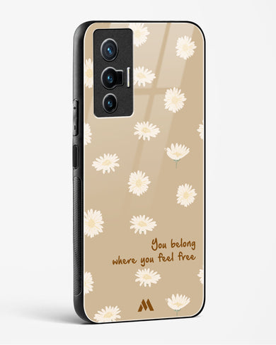 Free Spirit Blossom Glass Case Phone Cover-(Vivo)