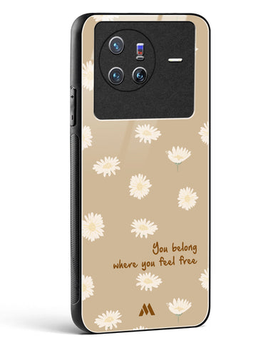 Free Spirit Blossom Glass Case Phone Cover (Vivo)