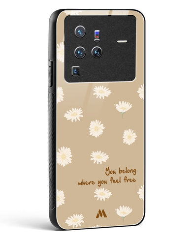 Free Spirit Blossom Glass Case Phone Cover (Vivo)