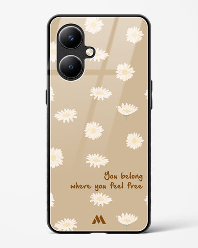 Free Spirit Blossom Glass Case Phone Cover-(Vivo)