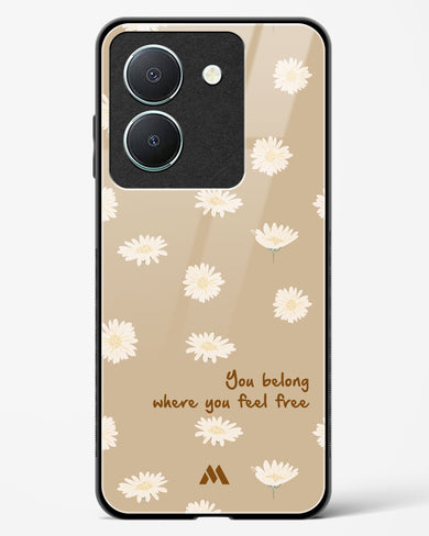 Free Spirit Blossom Glass Case Phone Cover-(Vivo)