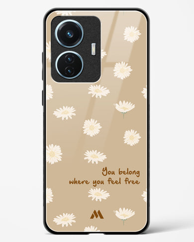 Free Spirit Blossom Glass Case Phone Cover (Vivo)