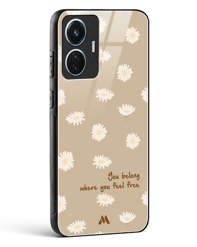 Free Spirit Blossom Glass Case Phone Cover (Vivo)