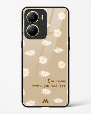 Free Spirit Blossom Glass Case Phone Cover-(Vivo)