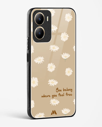 Free Spirit Blossom Glass Case Phone Cover-(Vivo)