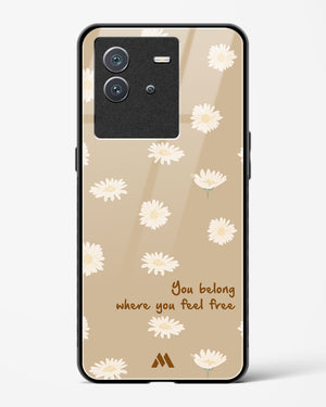 Free Spirit Blossom Glass Case Phone Cover-(Vivo)