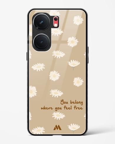 Free Spirit Blossom Glass Case Phone Cover (Vivo)