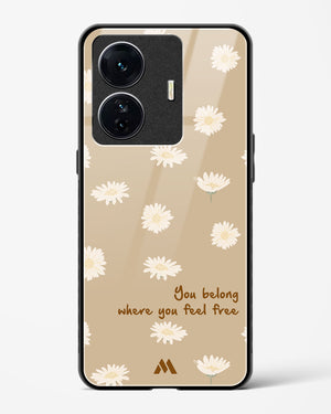 Free Spirit Blossom Glass Case Phone Cover-(Vivo)