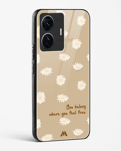 Free Spirit Blossom Glass Case Phone Cover-(Vivo)