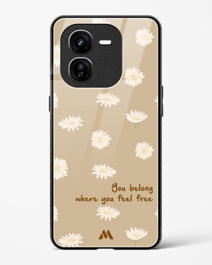 Free Spirit Blossom Glass Case Phone Cover (Vivo)