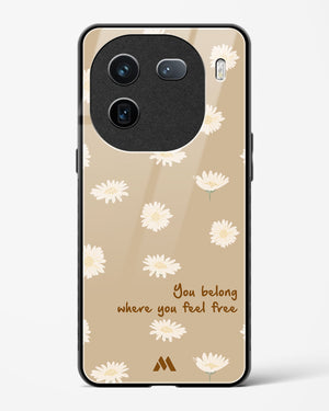 Free Spirit Blossom Glass Case Phone Cover-(Vivo)