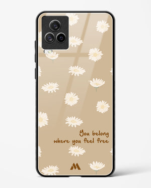 Free Spirit Blossom Glass Case Phone Cover-(Vivo)