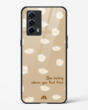 Free Spirit Blossom Glass Case Phone Cover-(Vivo)