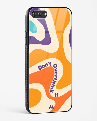 Dont Overthink It Glass Case Phone Cover (Apple)