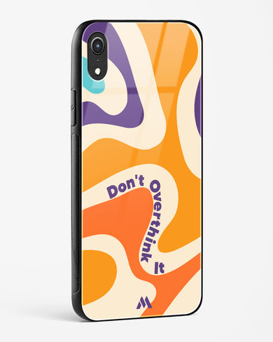 Dont Overthink It Glass Case Phone Cover (Apple)