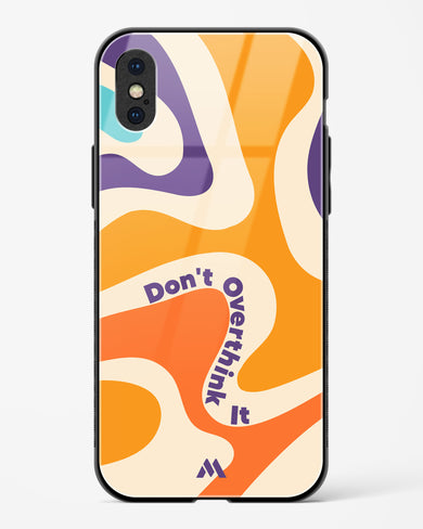 Dont Overthink It Glass Case Phone Cover (Apple)