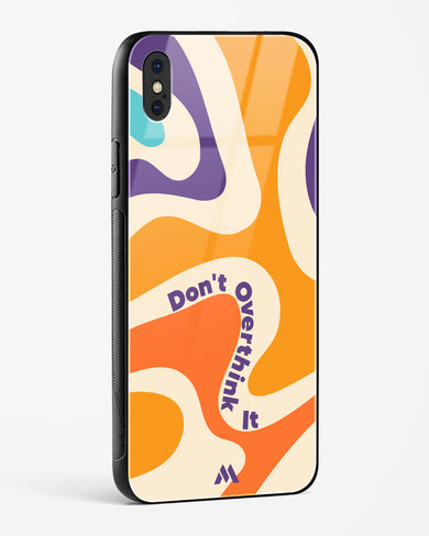 Dont Overthink It Glass Case Phone Cover (Apple)