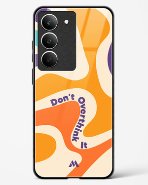 Dont Overthink It Glass Case Phone Cover (Realme)