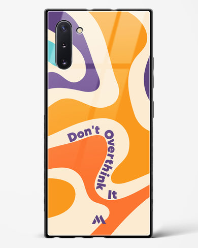 Dont Overthink It Glass Case Phone Cover-(Samsung)