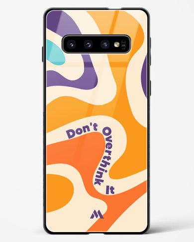 Dont Overthink It Glass Case Phone Cover-(Samsung)